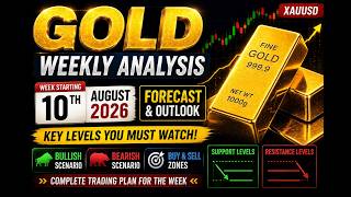 Gold Weekly Analysis | 10 August 2026 | XAUUSD Forecast, Key Levels & Buy/Sell Zones