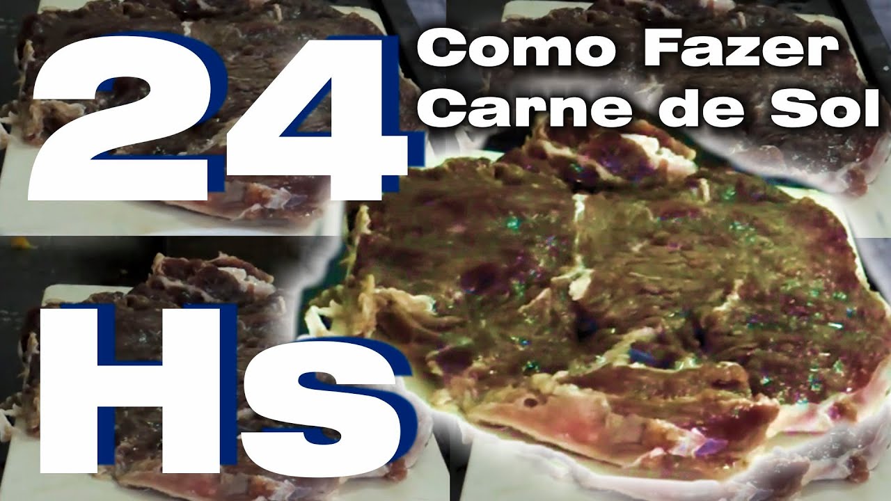 Como Fazer Carne de Sol na geladeira em 24hs - YouTube