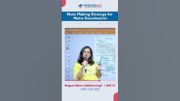 Toppers Tip 592 | Rajput Neha Uddhavsingh  | AIR 51, UPSC CSE 2023 | Notes Making Tips