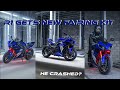 YAMAHA R1 GETS NEW FAIRINGS AFTER CRASHING (INSTALL VIDEO)