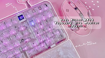 Unboxing Keyboard with Mini Display | CoolKiller CK98 | Keyboard w/ Gif So Kawaii 🎀 Yunzii🎀