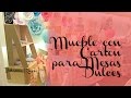 Mueble con Carton para Mesa Dulce LISTO