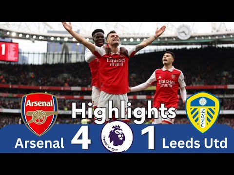 Arsenal Vs Leeds 2023 Highlights | Premier League