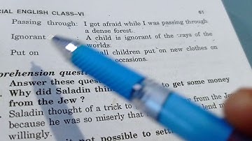 class 6th em english revision exercises