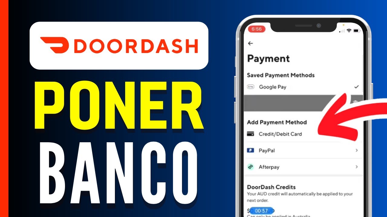 Cómo agregar tu cuenta bancaria en DoorDash paso a paso