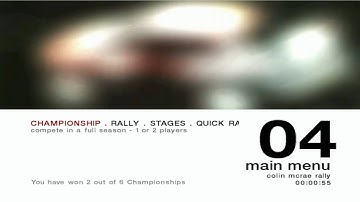 Colin Mcrae Rally 04 - Main Menu Theme
