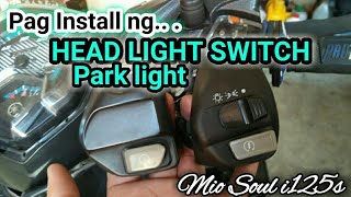 Cara Memasang Saklar Ldanu Depan  Mio Soul I125s