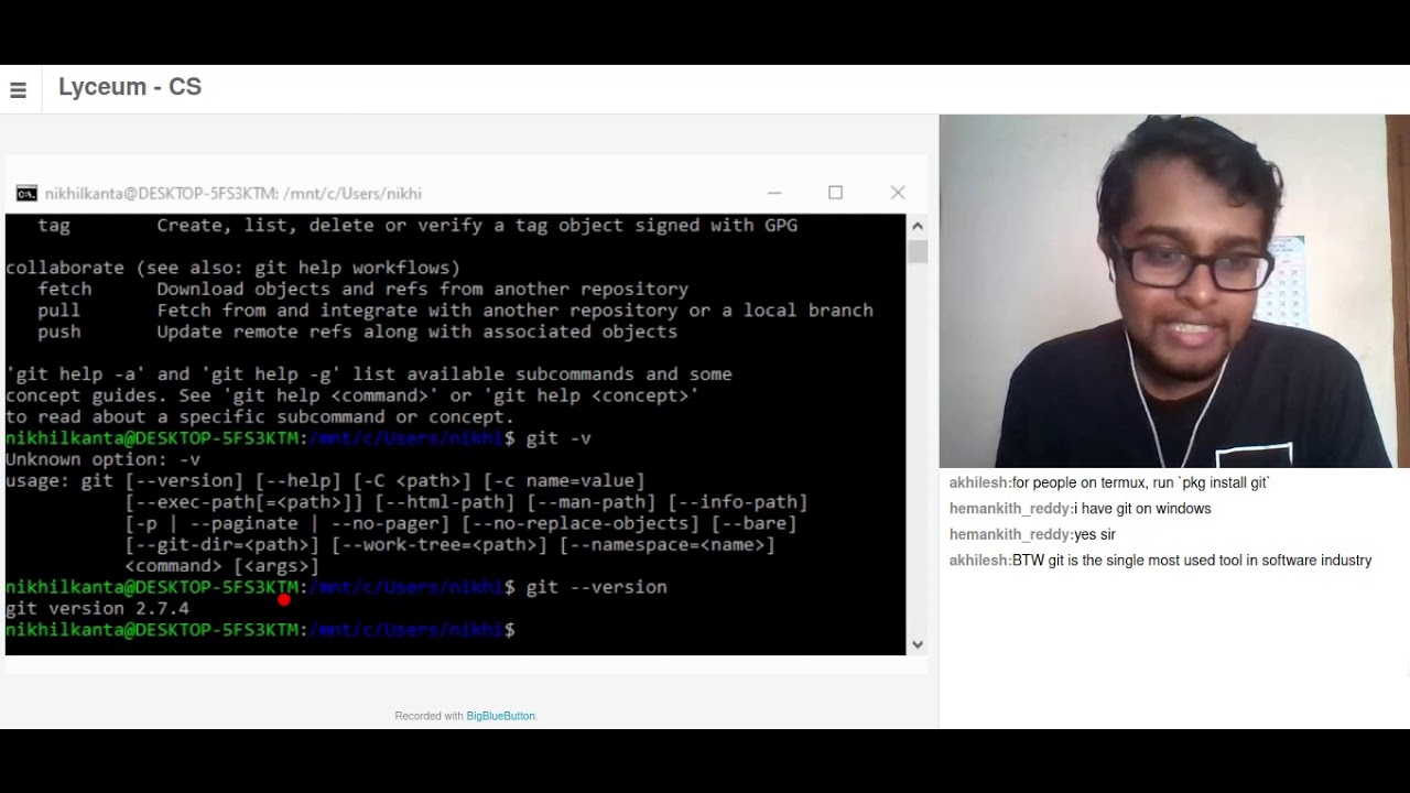 Live Session: Introduction to Git and Github | LY-CS101 - YouTube
