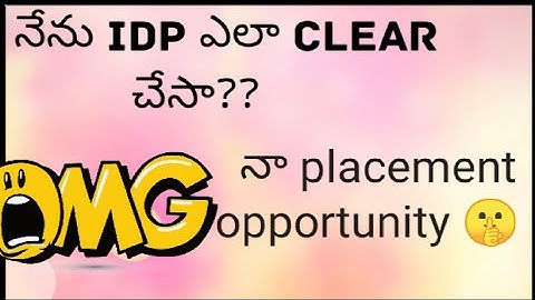 How to Clear IDP...#nxtwave #viral #codingpractice