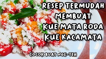Resep Kue Mata Roda atau Kue Kacamata Mudah | Kue Singkong Jadul Cocok Buat Ngeteh