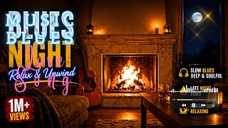 Lonely Night Blues 🍷 Deep Emotional Blues Guitar for Reflection