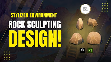 Stylized Environment: Creating a  Rock Sculpting in Zbrush, Substance | Part 2 | CGArtistAllrounder