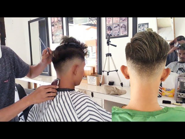 POTONG MODEL RAMBUT MID FADE🔥GAYA RAMBUT PRIA