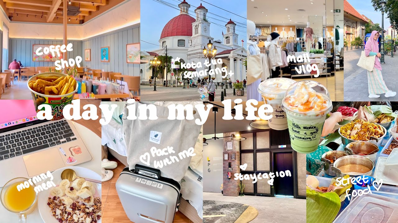 A DAY IN MY LIFE🌷staycation,hotel tour,coffee shop,street food,pack with me,weekend vlog,good food