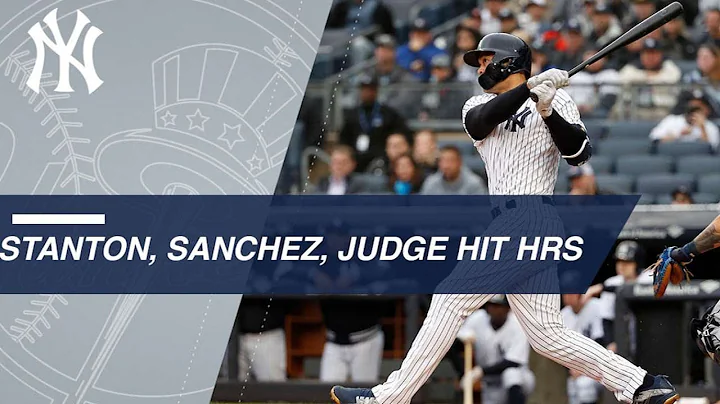 Stanton, Sanchez, Judge all homer in the Bronx