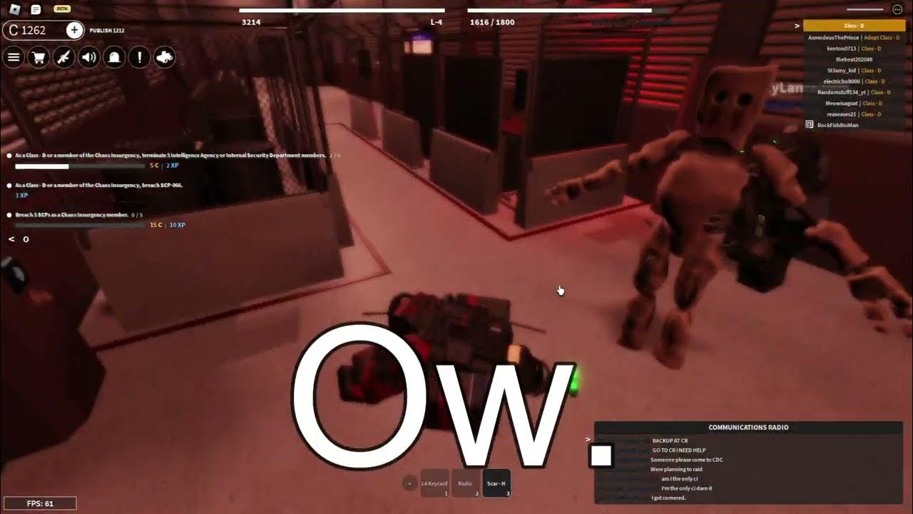 SCP: Roleplay, Class-D and CI (My experience) - YouTube