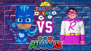 Tag with Ryan vs PJ Masks Catboy - Run Gameplay All Characters Unlocked Combo Panda All Costumes