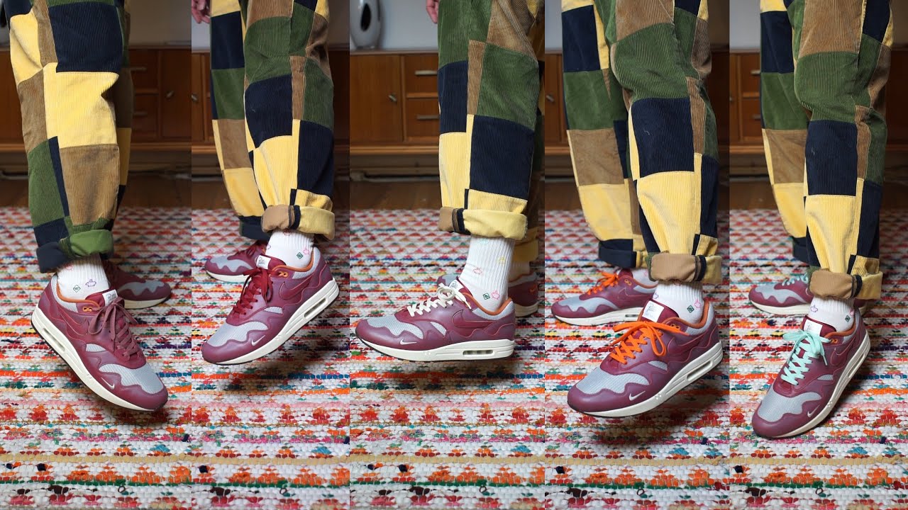 Watch Me lace All Patta Nike Air Max 1 Rush Maroon Lace Options (So You Don't Have To) 
