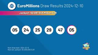 2024-12-10 EuroMillions Lottery Results & Winning Numbers