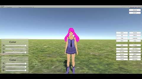 My upcoming indie game: Unity Character Customization System