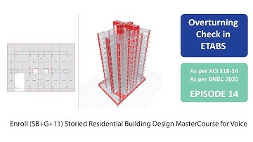 Overturning Check in ETABS (No Sound)