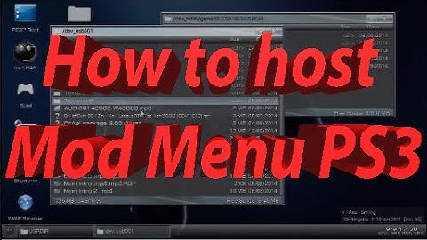 [Tutorial] How to host Mod Menu [PS3] [GER/ENG] [HD]