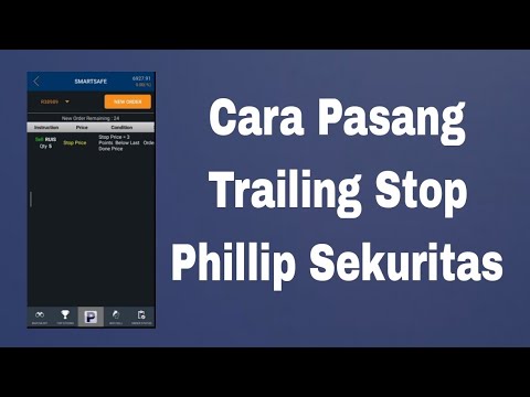 Cara Pasang Trailing Stop Poems Phillip Sekuritas versi mobile di hp