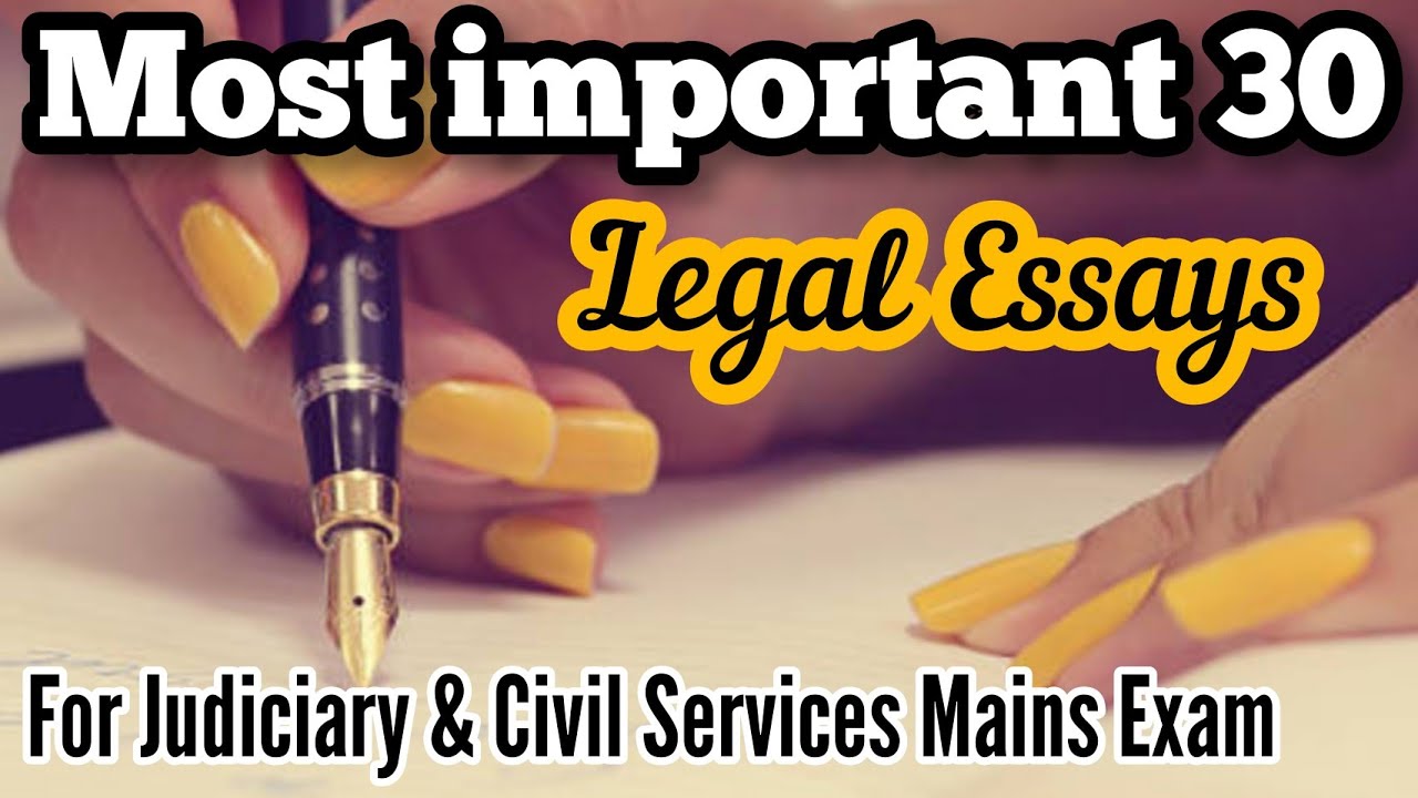 legal essays for judiciary