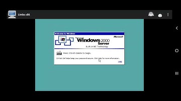 emulate windows 2000 server family on android phones with limbo pc emulator