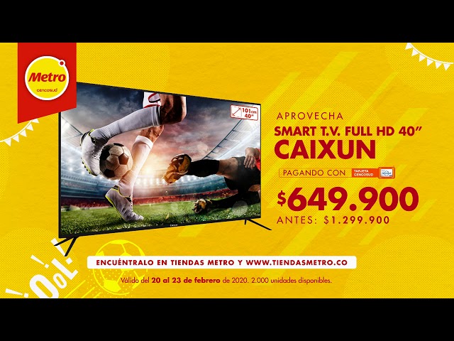Televisor Caixun 40 Pulgadas LED Full HD Smart TV CAIXUN