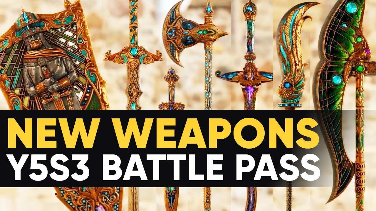 For Honor Y5S3 New Battle Pass Weapons / For Honor Year 5 Season 3 TEMPEST/ Design Overview