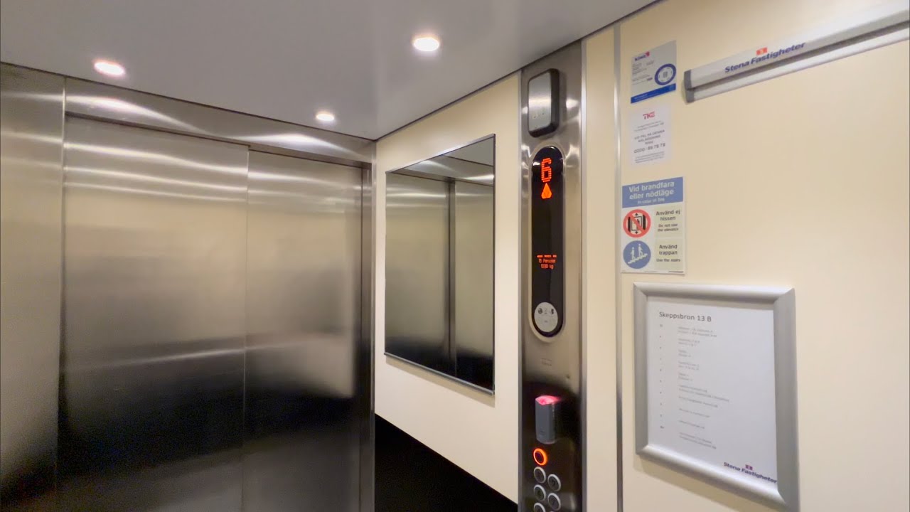 2012 KONE MonoSpace MRL Traction Elevator @ Skeppsbron 13B, Malmö, Sweden.