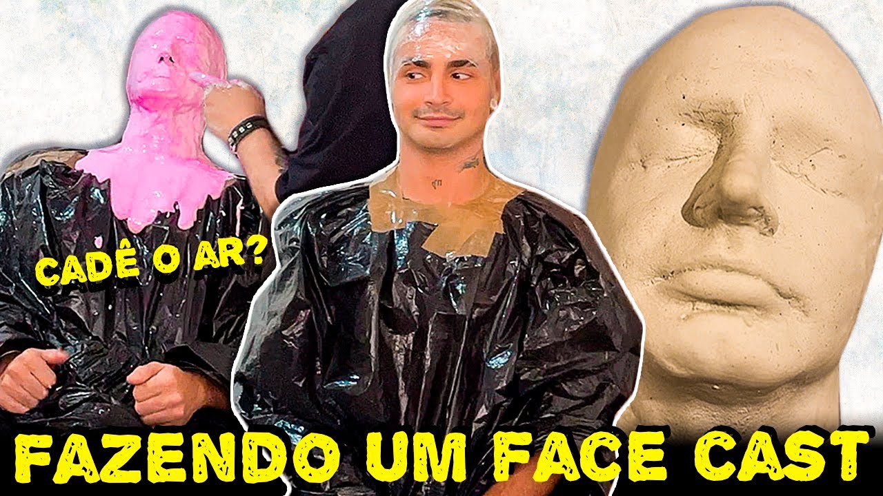 COMO FAZER O SEU PRÓPRIO ROSTO DE GESSO (FACE CAST) | Victor Nogueira