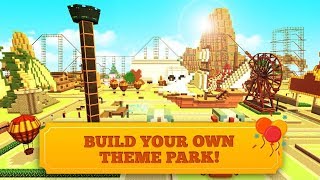 Roller Coaster Craft: Blocky Building & RCT Games Android Gameplay screenshot 3