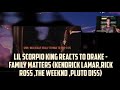 Lil Scorpio King Reacts To Drake - Family Matters (Kendrick Lamar,Rick Ross ,The Weeknd ,Pluto Diss)