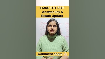 EMRS TGT PGT Answer key and Result Update @gmt0 #goyalsmathtricks #emrs2025 #emrstgtmath #emrs