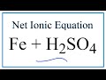Net Ionic Equations and Reactions