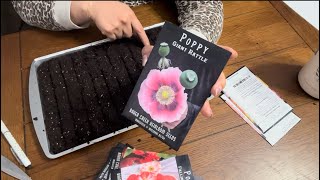 Planting Seeds for The Landscape and Cut Flower Gardens and My Seed Starting Station