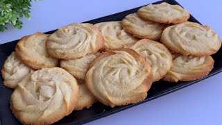 EASY HOMEMADE BUTTER COOKIES\/BISCUITS
