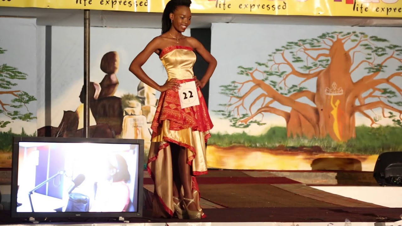 Miss Universities 2013 Zimbabwe  Evening  Wear  Rampwalk 