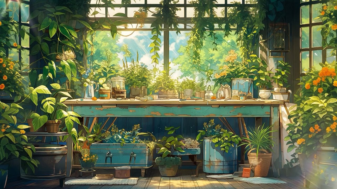 Green Spring Morning 🍃 Lofi Spring Vibes 🍃 Morning Lofi Songs To Calm Down And Feel Peaceful