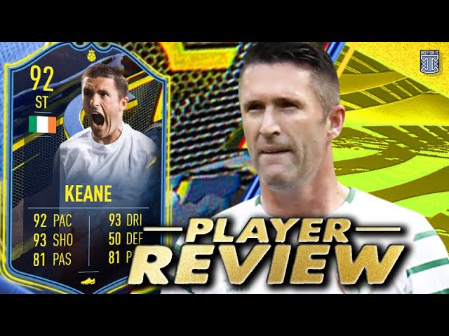 FIFA 22 FUT HEROES KEANE REVIEW, 86 HEROES KEANE PLAYER REVIEW