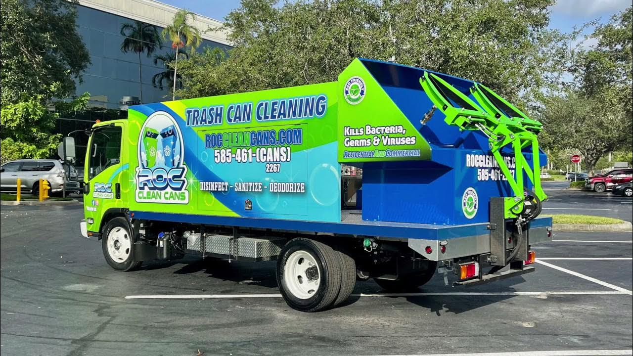 Garbage Can Cleaning Truck // Sparkling Bins YouTube