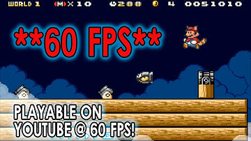 [60 FPS] VBA-M Emulator 1.8.0 (SVN1229) | Super Mario Advance 4: SMB3 [1080p HD] | Nintendo GBA