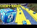 Minecraft crazy water lucky block race  lucky block mod  modded minigame