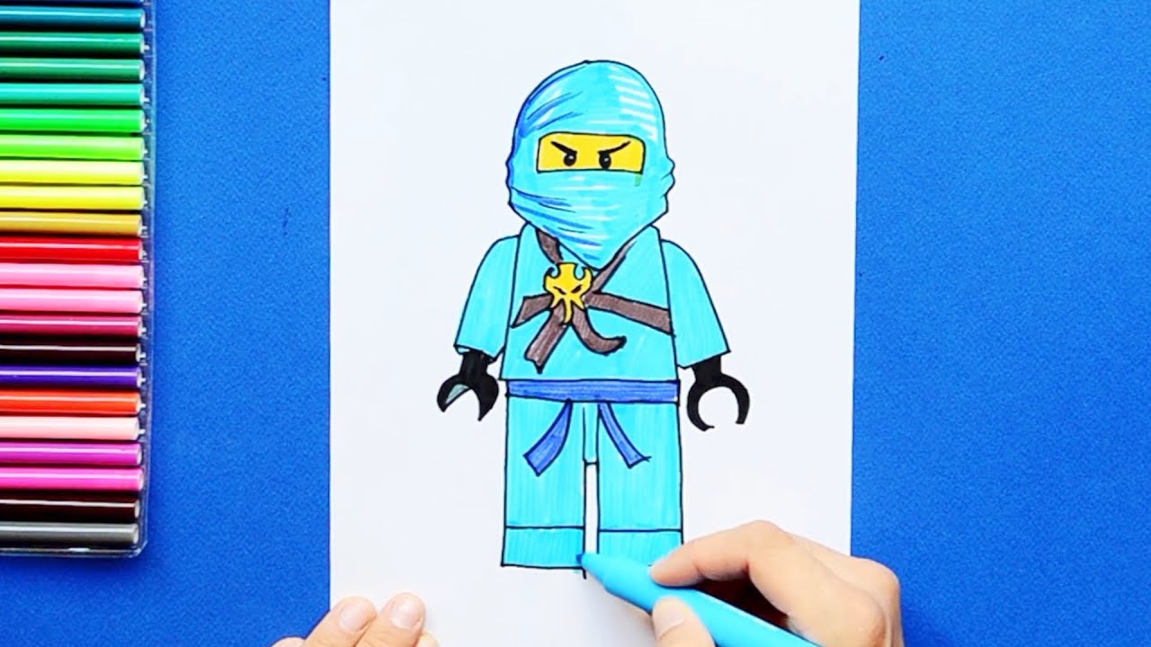 How To Draw JAY #NINJAGO LEGO# | tyello.com
