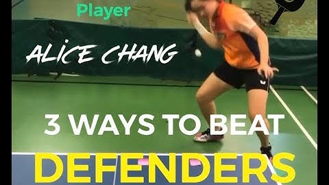 Match Tactics against Defenders (choppers) - eBaTT Tutorial with Alice Chang