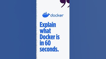 Explain what Docker is in 60 seconds #Docker #DevOps #TechTutorial #CloudComputing #DockerTips