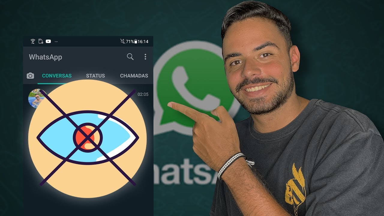COMO OCULTAR ou ESCONDER CONTATOS NO WHATSAPP - YouTube