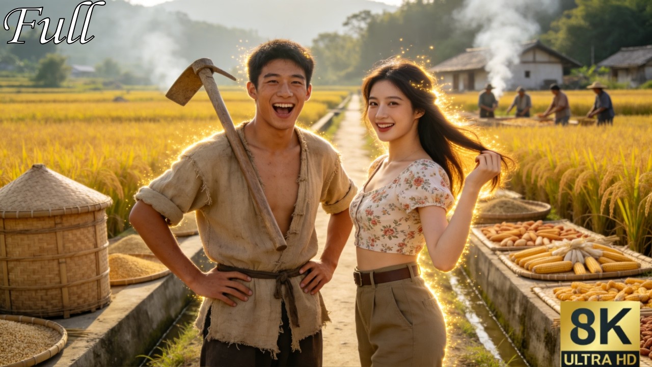 ¡En la hambruna,él vive como un rey! Cinco cuñadas hermosas y un sistema que le da comida y riqueza!